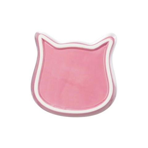 TRIXIE Miska ceramiczna w kształcie głowy kota, 0.25 l/12 cm