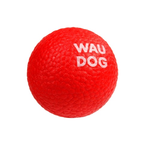 WAUDOG Fun Red Ball – ultralekka i wytrzymała piłka dla psa 70mm